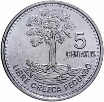 купить Гватемала 5 сентаво (centavos) 2009-2018, случайный год
