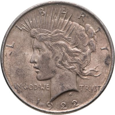 купить США 1 доллар (dollar) 1922 Peace Dollar (Мирный доллар)