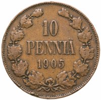 купить 10 пенни (pennia) 1905