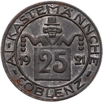 купить Германия "Кобленц" 25 пфеннигов 1921 нотгельд