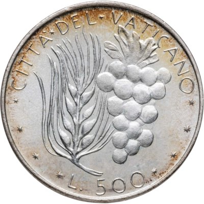 купить Ватикан 500 лир (lire) 1976