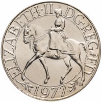 купить Великобритания 25 пенсов (pence) 1977 "Cеребряный юбилей царствования Елизаветы II"