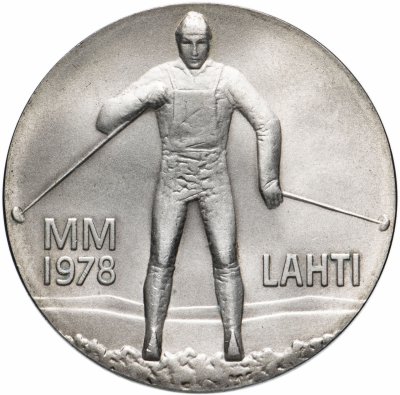 купить Финляндия 25 марок (markkaa) 1978 "Чемпионат мира по лыжным видам спорта 1978 года в Лахти"