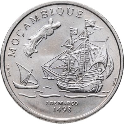 купить Португалия 200 эскудо (escudos) 1998 "Путешествие Васко да Гамы в Индию 1498 года - Мозамбик"