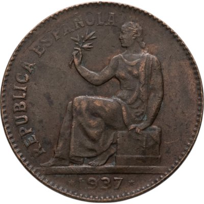купить Испания 50 сентимо (centimos) 1937