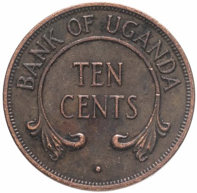 купить Уганда 10 центов (cents) 1966