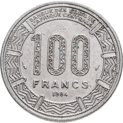 купить Габон 100 франков (francs) 1984