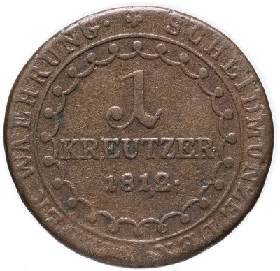 купить Австрия 1 крейцер 1812 S знак монетного двора "S" - Смолник