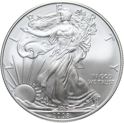 купить США 1 доллар 2008 "Американский серебряный орёл"