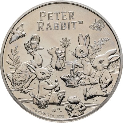 купить Острова Питкэрн 5 фунтов 2023 "Беатрис Поттер. Кролик Питер""