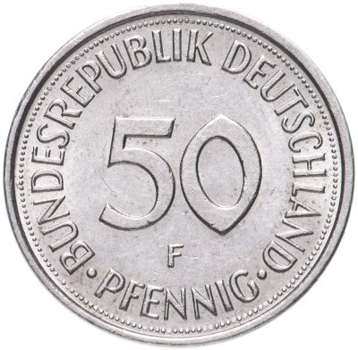 купить Германия 50 пфеннигов (pfennig) 1950-2001, случайный год