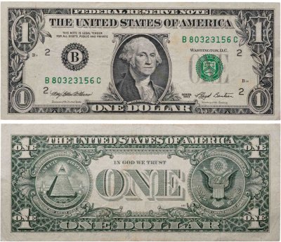 купить США 1 доллар 1993 B - Нью-Йорк