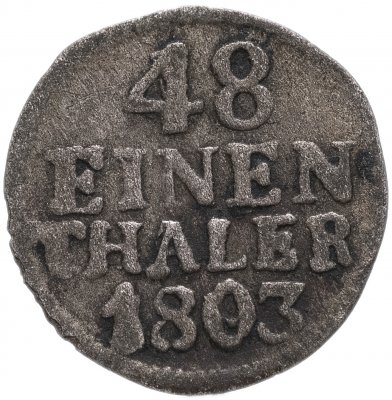 купить Германия, Саксония 1/48 талера 1803