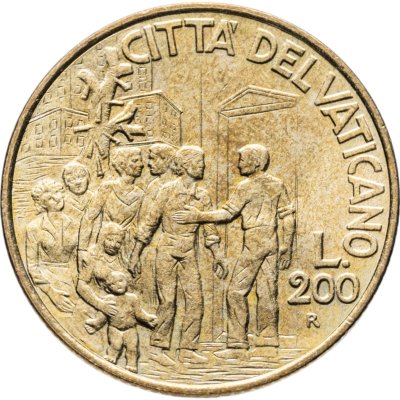 купить Ватикан 200 лир 1994