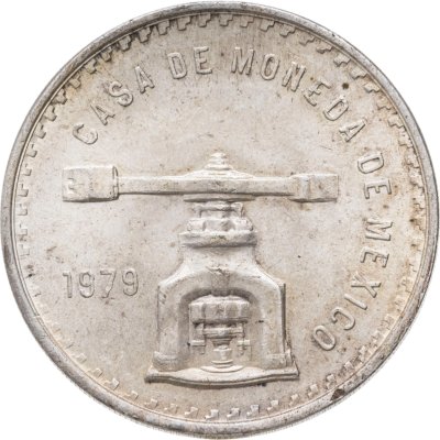 купить Мексика 1 унция (onza) 1979 Серебряная инвестиционная монета "Весы"