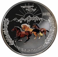 Купить Токелау 1 доллар 2014 «Лошадь»
