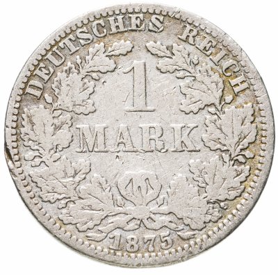 купить Германская империя, Пруссия 1 марка 1875 "А" - Берлин
