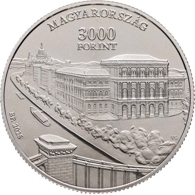 купить Венгрия 3000 форинтов 2025 "200 лет Венгерской академии наук"