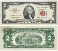 купить США 2 доллара 1963 (Pick 382a)