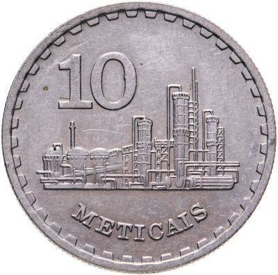 купить Мозамбик 10 метикалов 1980