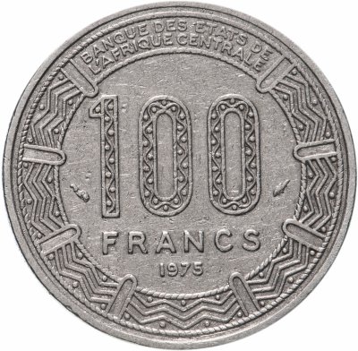 купить Камерун 100 франков (francs) 1975
