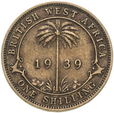 купить Британская Западная Африка 1 шиллинг 1939
