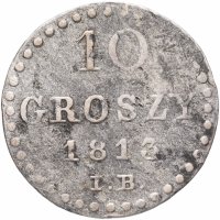 купить Польша (Варшавское герцогство) 10 грошей (groszy) 1813