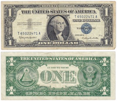 купить США 1 доллар 1957B (Pick 419B)