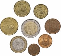 Купить Испания полный годовой набор евро для обращения 2008 (8 штук, VF-XF)