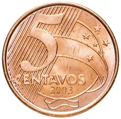 купить Бразилия 5 сентаво 2003