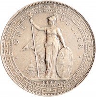 Купить Великобритания торговый доллар 1899