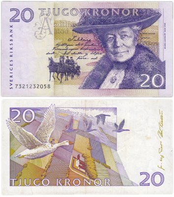 купить Швеция 20 крон 1997 года (Pick 63)