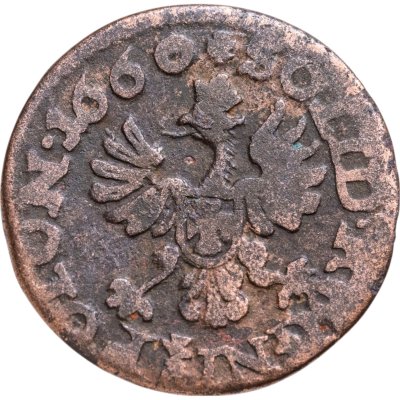 купить Речь Посполитая 1 солид 1660 - Ян II Казимир - герб Польши на реверсе