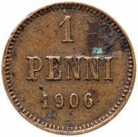 Купить 1 пенни (penni) 1906