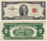 купить США 2 доллара 1953 series 1953 (Pick 380)