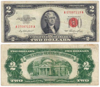 купить США 2 доллара 1953 series 1953 (Pick 380)