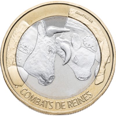 купить Швейцария 10 франков (francs) 2012 "Коровьи бои"
