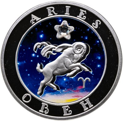 купить Армения 100 драмов 2008 Proof "Знаки зодиака - Овен"