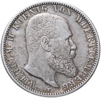купить Германская Империя, 2 марки (mark) 1902, Вюртемберг