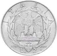 Купить Италия 2 лиры 1939