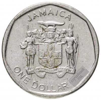 купить Ямайка 1 доллар (dollar) 2008-2018, случайная дата