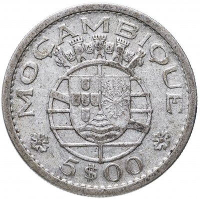 купить Португальский Мозамбик 5 эскудо (escudos) 1960