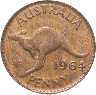 купить Австралия 1 пенни (penny) 1964