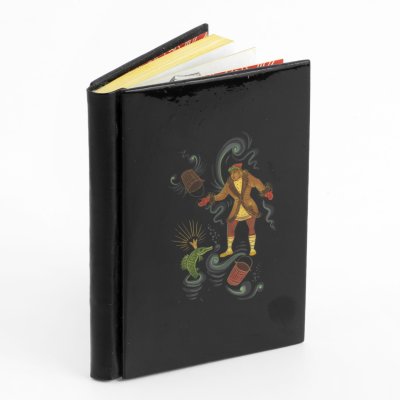 купить Книжка записная "Сувенир Владимирского края", бумага, печать, дерево, роспись, лак, Мстерская художественная фабрика "Пролетарское искусство", СССР, 1980 г.