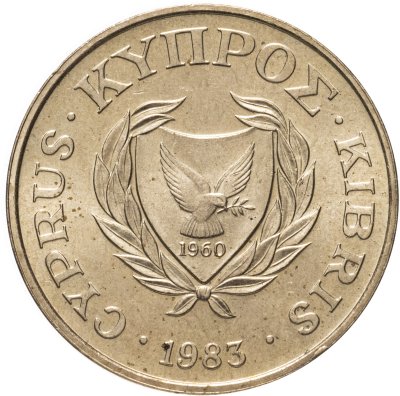 купить Кипр 5 центов 1983