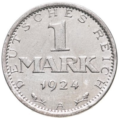 купить Германия 1 марка "A" 1924