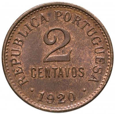 купить Португалия 2 сентаво (centavos) 1920