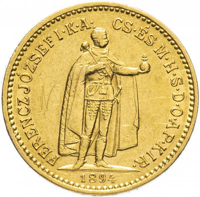 купить Венгрия 10 крон (korona) 1894