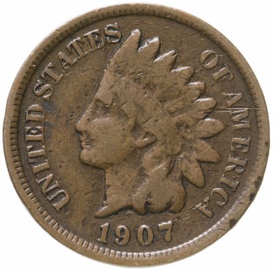 купить США 1 цент (cent) 1907 Indian Head Cent