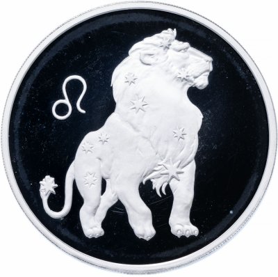 купить 3 рубля 2003 ММД Proof Лев